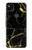 S2896 ゴールドマーブルグラフィックプリント Gold Marble Graphic Printed Google Pixel 4a バックケース、フリップケース・カバー
