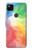 S2945 カラフル水彩 Colorful Watercolor Google Pixel 4a バックケース、フリップケース・カバー