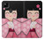 S3042 雛人形 着物桜 Japan Girl Hina Doll Kimono Sakura Google Pixel 4a バックケース、フリップケース・カバー