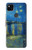 S3336 ヴァン・ゴッホローソンの星空 Van Gogh Starry Night Over the Rhone Google Pixel 4a バックケース、フリップケース・カバー