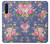 S3265 ヴィンテージ花柄 Vintage Flower Pattern OnePlus Nord バックケース、フリップケース・カバー