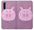 S3269 豚の漫画 Pig Cartoon OnePlus Nord バックケース、フリップケース・カバー