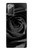 S1598 黒バラ Black Rose Samsung Galaxy Note 20 バックケース、フリップケース・カバー