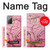 S2449 ピンク開花アーモンドの木 フィンセント・ファン・ゴッホ Pink Blossoming Almond Tree Van Gogh Samsung Galaxy Note 20 バックケース、フリップケース・カバー