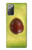 S2552 アボカド Avocado Fruit Samsung Galaxy Note 20 バックケース、フリップケース・カバー