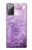 S2690 アメジスト結晶グラフィックプリント Amethyst Crystals Graphic Printed Samsung Galaxy Note 20 バックケース、フリップケース・カバー