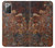 S2714 錆鋼テクスチャグラフィックプリント Rust Steel Texture Graphic Printed Samsung Galaxy Note 20 バックケース、フリップケース・カバー