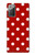 S2951 赤の水玉 Red Polka Dots Samsung Galaxy Note 20 バックケース、フリップケース・カバー