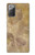 S3240 黄色の大理石 Yellow Marble Stone Samsung Galaxy Note 20 バックケース、フリップケース・カバー