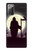 S3262 恐るべき 夜の月 墓地 Grim Reaper Night Moon Cemetery Samsung Galaxy Note 20 バックケース、フリップケース・カバー