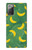 S3286 バナナの果物柄 Banana Fruit Pattern Samsung Galaxy Note 20 バックケース、フリップケース・カバー