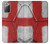 S3316 イングランドの旗ビンテージフットボールのグラフィック England Flag Vintage Football Graphic Samsung Galaxy Note 20 バックケース、フリップケース・カバー