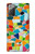 S3391 モザイクアートグラフィック Abstract Art Mosaic Tiles Graphic Samsung Galaxy Note 20 バックケース、フリップケース・カバー
