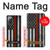 S3472 消防士細い赤線旗 Firefighter Thin Red Line Flag Samsung Galaxy Note 20 バックケース、フリップケース・カバー