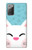 S3542 かわいい猫漫画 Cute Cat Cartoon Samsung Galaxy Note 20 バックケース、フリップケース・カバー