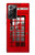 S0058 ロンドン〔イギリス〕の赤い電話ボックス Classic British Red Telephone Box Samsung Galaxy Note 20 Ultra, Ultra 5G バックケース、フリップケース・カバー