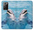 S1291 イルカ Dolphin Samsung Galaxy Note 20 Ultra, Ultra 5G バックケース、フリップケース・カバー