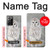 S1566 白フクロウ シロフクロウ Snowy Owl White Owl Samsung Galaxy Note 20 Ultra, Ultra 5G バックケース、フリップケース・カバー