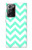 S1723 ミントシェブロンジグザグ Mint Chevron Zigzag Samsung Galaxy Note 20 Ultra, Ultra 5G バックケース、フリップケース・カバー