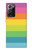 S2363 レインボー柄 Rainbow Pattern Samsung Galaxy Note 20 Ultra, Ultra 5G バックケース、フリップケース・カバー