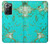 S2377 ターコイズの宝石用原石のグラフィックプリント Turquoise Gemstone Texture Graphic Printed Samsung Galaxy Note 20 Ultra, Ultra 5G バックケース、フリップケース・カバー