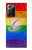 S2899 レインボーLGBTゲイプライド旗 Rainbow LGBT Gay Pride Flag Samsung Galaxy Note 20 Ultra, Ultra 5G バックケース、フリップケース・カバー