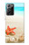 S3212 シーシェルズ・ヒトデ・ビーチ Sea Shells Starfish Beach Samsung Galaxy Note 20 Ultra, Ultra 5G バックケース、フリップケース・カバー