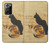S3229 ヴィンテージ猫ポスター Vintage Cat Poster Samsung Galaxy Note 20 Ultra, Ultra 5G バックケース、フリップケース・カバー