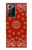 S3355 赤バンダナパターン Bandana Red Pattern Samsung Galaxy Note 20 Ultra, Ultra 5G バックケース、フリップケース・カバー