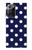 S3533 ブルーの水玉 Blue Polka Dot Samsung Galaxy Note 20 Ultra, Ultra 5G バックケース、フリップケース・カバー
