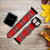 CA0290 タータンレッドパターン Tartan Red Pattern レザーシリコンApple Watchバンド アップルウォッチ バンド CA0290 タータンレッドパターン Tartan Red Pattern レザーシリコンApple Watchバンド アップルウォッチ バンド