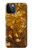 S2663 黄開花アーモンドの木 フィンセント・ファン・ゴッホ Yellow Blossoming Almond Tree Van Gogh iPhone 12, iPhone 12 Pro バックケース、フリップケース・カバー