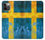 S2990 スウェーデンサッカー Sweden Football Soccer Flag iPhone 12, iPhone 12 Pro バックケース、フリップケース・カバー