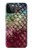 S3539 人魚の鱗 Mermaid Fish Scale iPhone 12, iPhone 12 Pro バックケース、フリップケース・カバー
