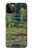 S3674 クロードモネ歩道橋とスイレンプール Claude Monet Footbridge and Water Lily Pool iPhone 12, iPhone 12 Pro バックケース、フリップケース・カバー