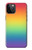 S3698 LGBTグラデーションプライドフラグ LGBT Gradient Pride Flag iPhone 12, iPhone 12 Pro バックケース、フリップケース・カバー
