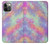 S3706 パステルレインボーギャラクシーピンクスカイ Pastel Rainbow Galaxy Pink Sky iPhone 12, iPhone 12 Pro バックケース、フリップケース・カバー