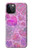 S3710 ピンクのラブハート Pink Love Heart iPhone 12, iPhone 12 Pro バックケース、フリップケース・カバー