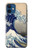 S2389 葛飾北斎 神奈川沖浪裏 Katsushika Hokusai The Great Wave off Kanagawa iPhone 12 mini バックケース、フリップケース・カバー