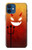 S2454 可愛い赤い小悪魔漫画 Red Cute Little Devil Cartoon iPhone 12 mini バックケース、フリップケース・カバー