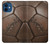 S2661 ヴィンテージレザーサッカーグラフィックプリント Vintage Soccer Football Graphic iPhone 12 mini バックケース、フリップケース・カバー