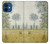 S2682 クロード・モネ 春の野 Claude Monet Fields In Spring iPhone 12 mini バックケース、フリップケース・カバー