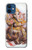 S2820 ヒンズー教神ガネーシャ Hindu God Ganesha Ganapati Vinayaka iPhone 12 mini バックケース、フリップケース・カバー