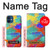 S2942 ブラシ絵画 Brush Stroke Painting iPhone 12 mini バックケース、フリップケース・カバー