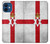 S2972 北アイルランドサッカー Northern Ireland Football Soccer Flag iPhone 12 mini バックケース、フリップケース・カバー