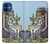 S3067 タロットカード カップの女王 Tarot Card Queen of Cups iPhone 12 mini バックケース、フリップケース・カバー