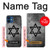 S3107 スター・オブ・デイヴィッド・シンボル Judaism Star of David Symbol iPhone 12 mini バックケース、フリップケース・カバー