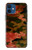 S3393 カモフラージュ 血液 Camouflage Blood Splatter iPhone 12 mini バックケース、フリップケース・カバー