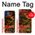 S3393 カモフラージュ 血液 Camouflage Blood Splatter iPhone 12 mini バックケース、フリップケース・カバー