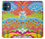 S3407 ヒッピーアート Hippie Art iPhone 12 mini バックケース、フリップケース・カバー